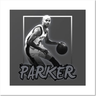 Tony Parker\\Basketball Legend Vintage Style Posters and Art